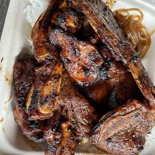 ribs, food, bbq ribs