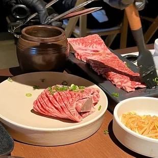 Table side marinated KALBI