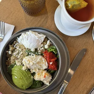 turkish breakfast bowl was yummy n filling!