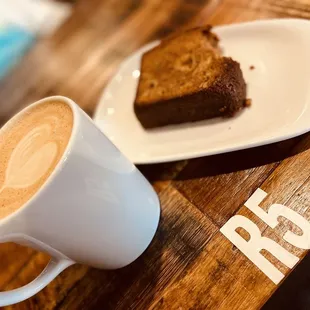 Dirty chai and apple ginger loaf