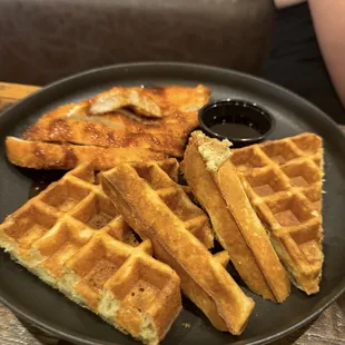 Chicken and waffles