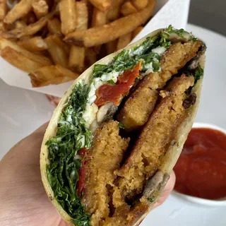 Italian Seitan Wrap