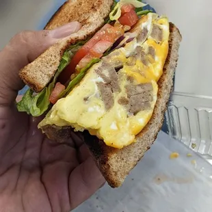 Breakfast sandwich
