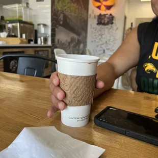 Fresh piping coffee!