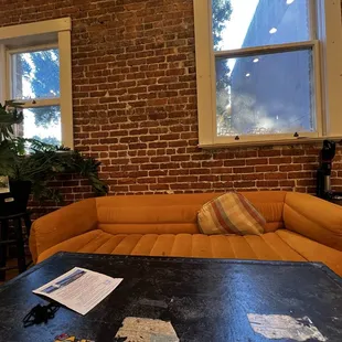 One of the seating areas