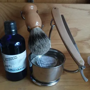 Shave kits for the man in your life, a complete line of beard oils, after shave, pre shave and shave soap, all natural and hand made