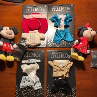 Mickey + Minnie (wardrobe is separate)