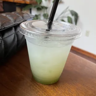 coconut pandan cream soda