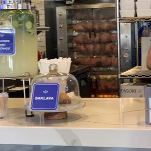 Rotisserie chickens in back, was hoping that would be on my chicken salad.
