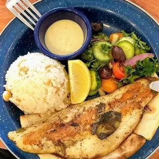 Fish Rice Plate