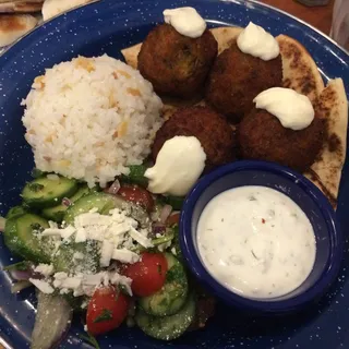 Vegetarian Rice Plate