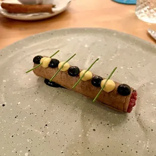 Beef Tartare Cigar