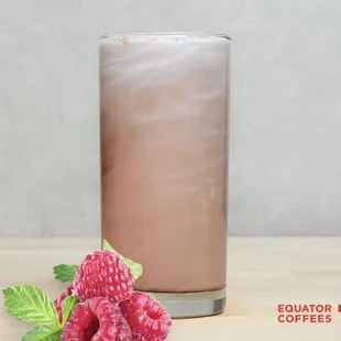 Iced Raspberry Latte