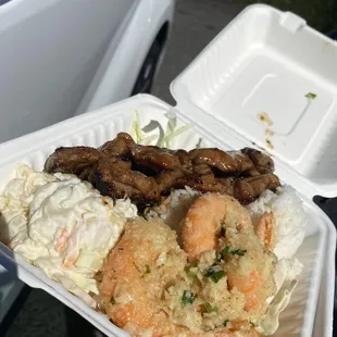 Special shrimp with chicken