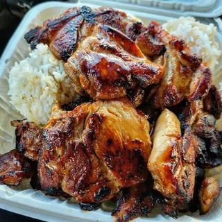BBQ Chicken Plate Lunch