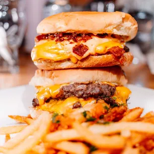 Bacon Jam Smash Burger - single $12, double $16