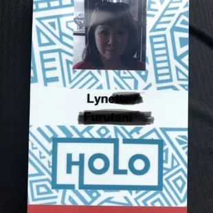 Got my Holo Transit Card...