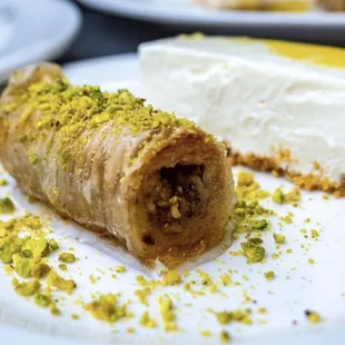 Pistachio Baklava Rolls