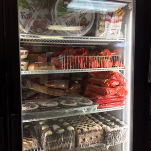 a refrigerated refrigerator