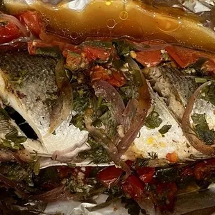 Baked Whole Seabass