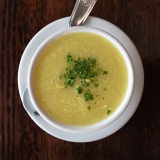 Avgalemono Soup