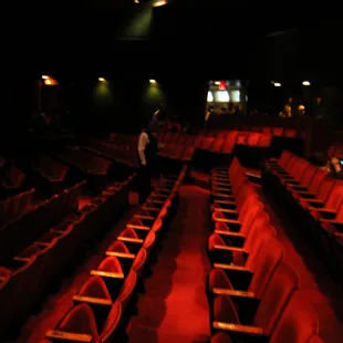 The very red theater.
