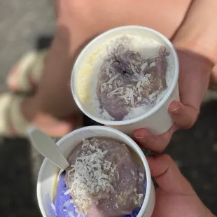 Pa'i'ai Bomb with Ube and Kulolo