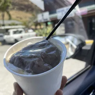 Haupia ice cream w pai'ai
