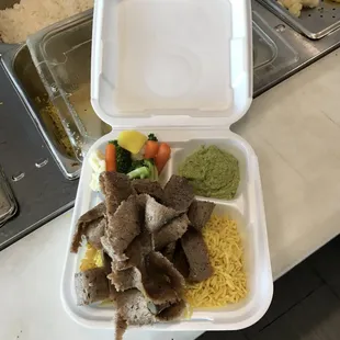 Gyro Plate, customize your own meal