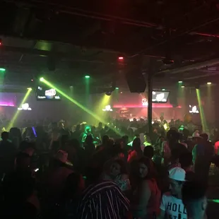 This is one of two dance floors at Kalua.