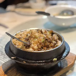 Clay pot rice