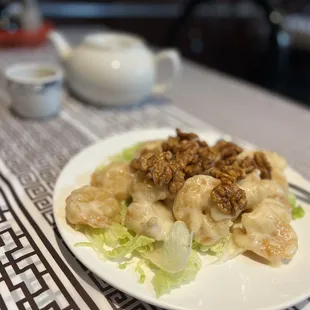 a plate of food on a table