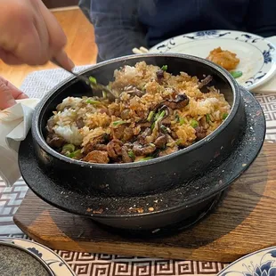 Stir-Fried Eel Baked Rice