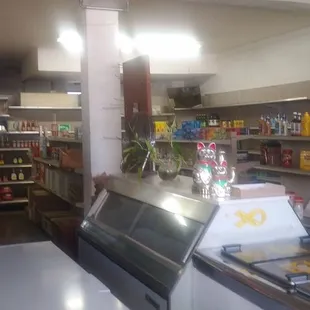 the interior of a grocery store