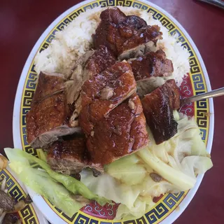Roast Duck With Rice