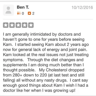 Review that doesn't show in feed