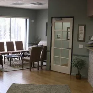 Environmentally safe built lobby and offices