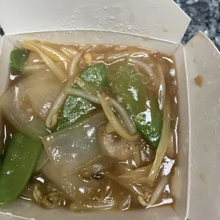 Veggie chow mein no mushrooms