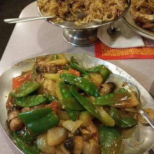 Sze Szechuan Beef and Pork Fried Rice