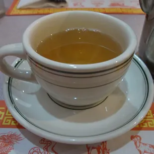Can&apos;t go to an Asian restaurant without some hot tea!
