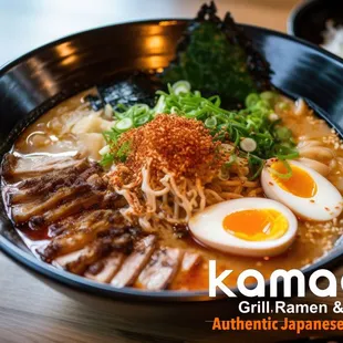 a bowl of ramen