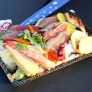 Takeout Chirashi Special ($28) - it's a lot of fish and felt like good value, but the fish itself didn't wow me