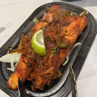 Tandoori Fish - medium spicy and amazing!