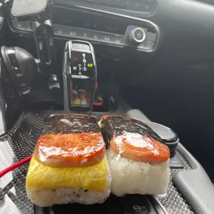the inside of a car