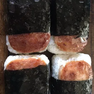Spam Musubi.....served hot and fresh.....sooooo good!