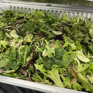 Salad with dressing- For catered graduation party