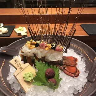 Raw Lobster Plate