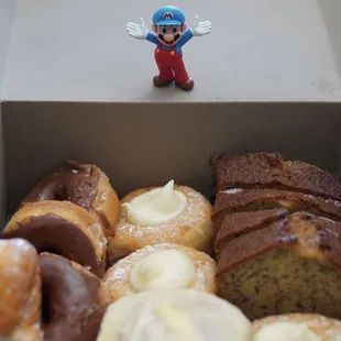 Super Mario knows it donuts and pastries fR. Kam Bakery *8/13/23