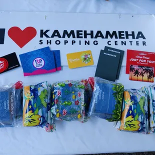 I won a lot of cool prizes and gift cards! Thank you!