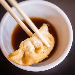 chopsticks in a bowl